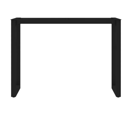vidaXL virtuves galda kāja, O forma, 100x40x72 cm