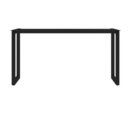 vidaXL Estructura de mesa de comedor en forma de O 160x70x72 cm