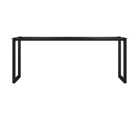 vidaXL Estructura de mesa de comedor en forma de O 180x80x72 cm