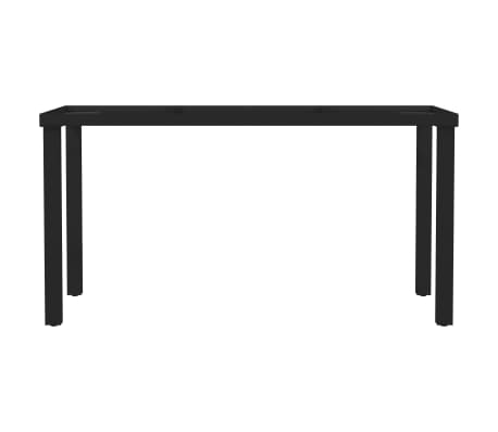 vidaXL Patas y estructura de mesa de comedor rectas 140x60x72 cm