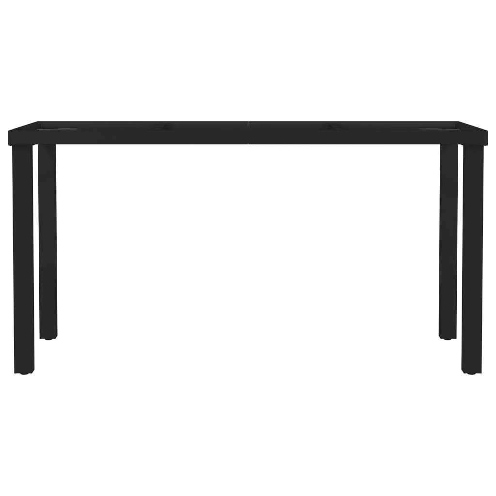 vidaXL Patas y estructura de mesa de comedor rectas 160x70x72 cm