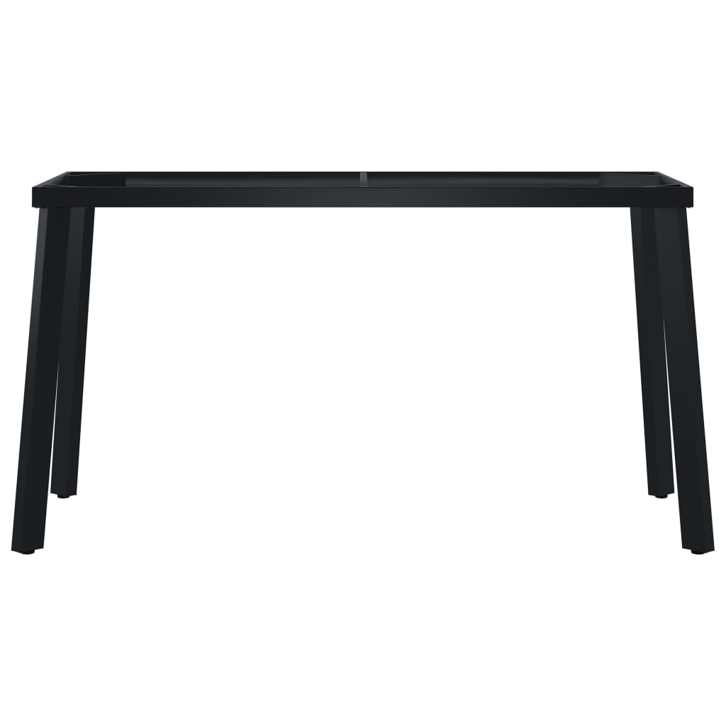 vidaXL Pernas para mesa de jantar estrutura em V 160x70x72 cm