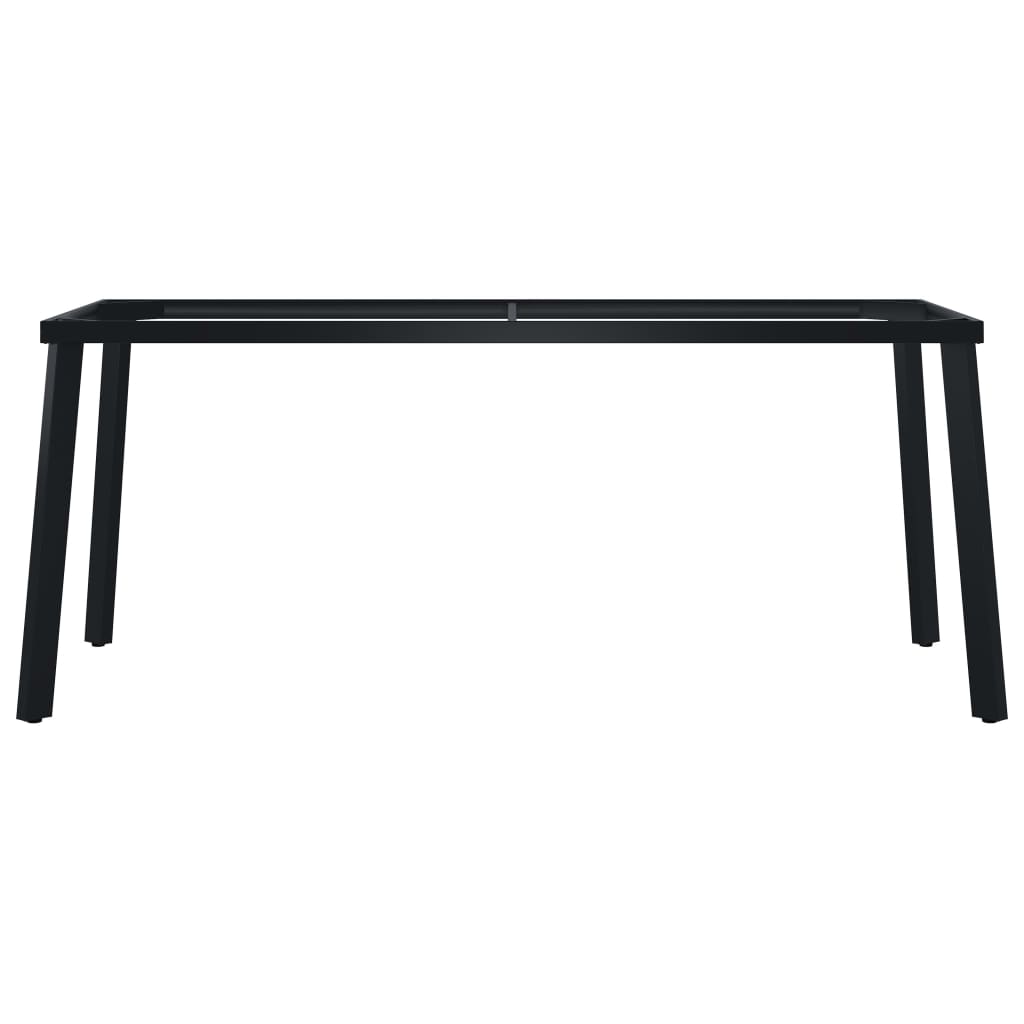 vidaXL Pernas para mesa de jantar estrutura em V 200x80x72 cm