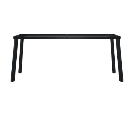 vidaXL Pernas para mesa de jantar estrutura em V 200x80x72 cm