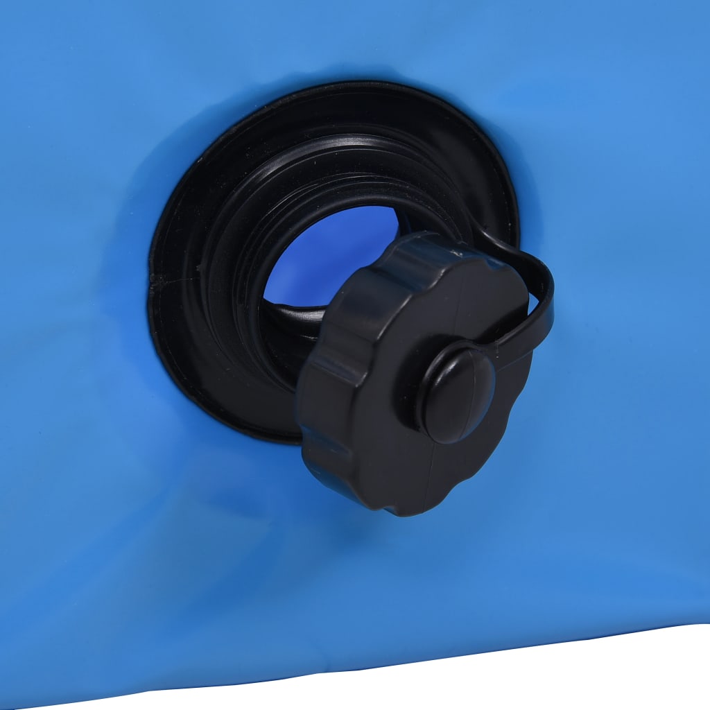 Piscine pliable et résistante bleu pour chiens en PVC - 120x30 cm