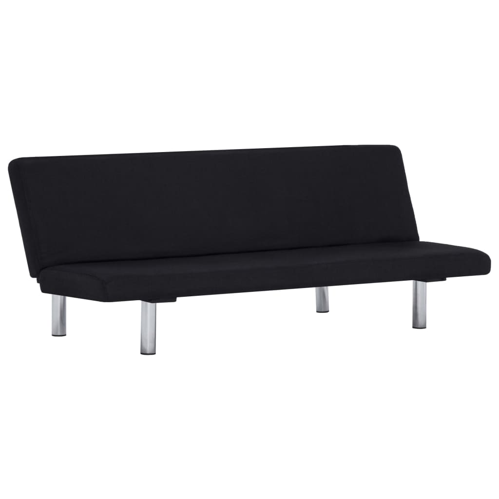 

vidaXL Sofa Bed Black Fabric