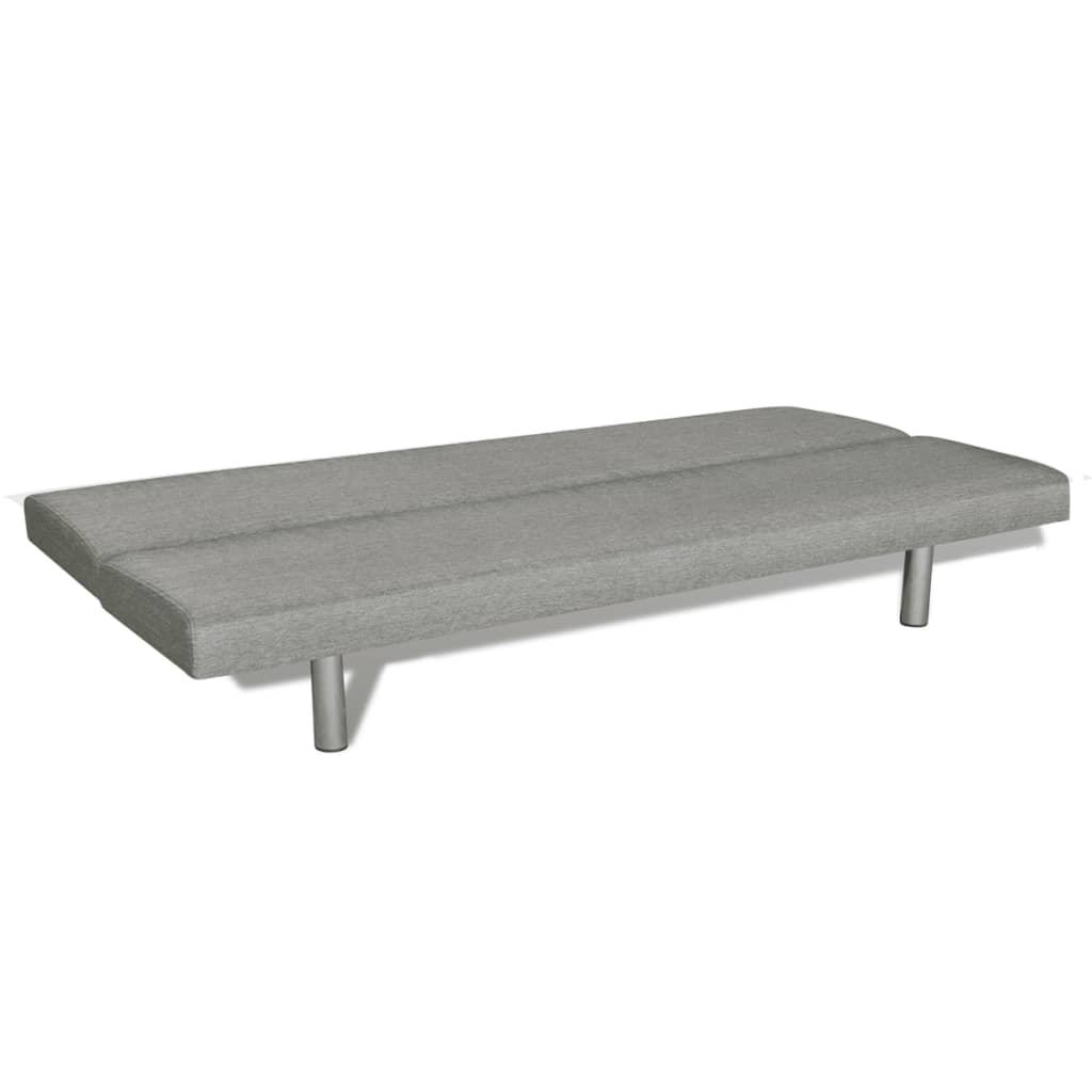 vidaXL Sofa Bed Grey Fabric