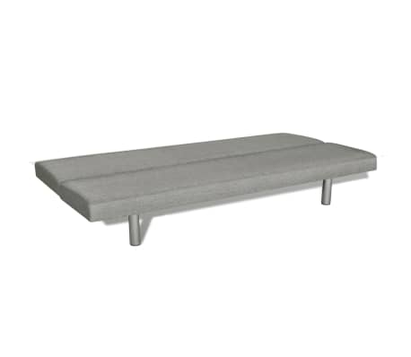 vidaXL Sofa Bed Grey Fabric