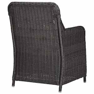 3dílný bistro set s poduškami polyratan černý - obrázek 7