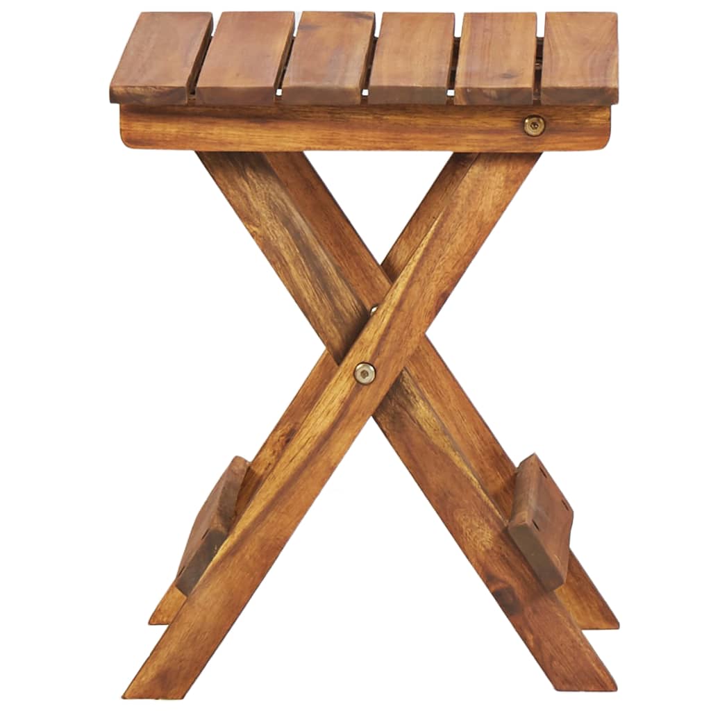 vidaXL Plant Stand 11.8"x11.8"x15" Solid Acacia Wood