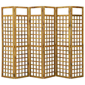 vidaXL Kambario pertvara/treliažas, 6 dalių, 240x170cm, akacija