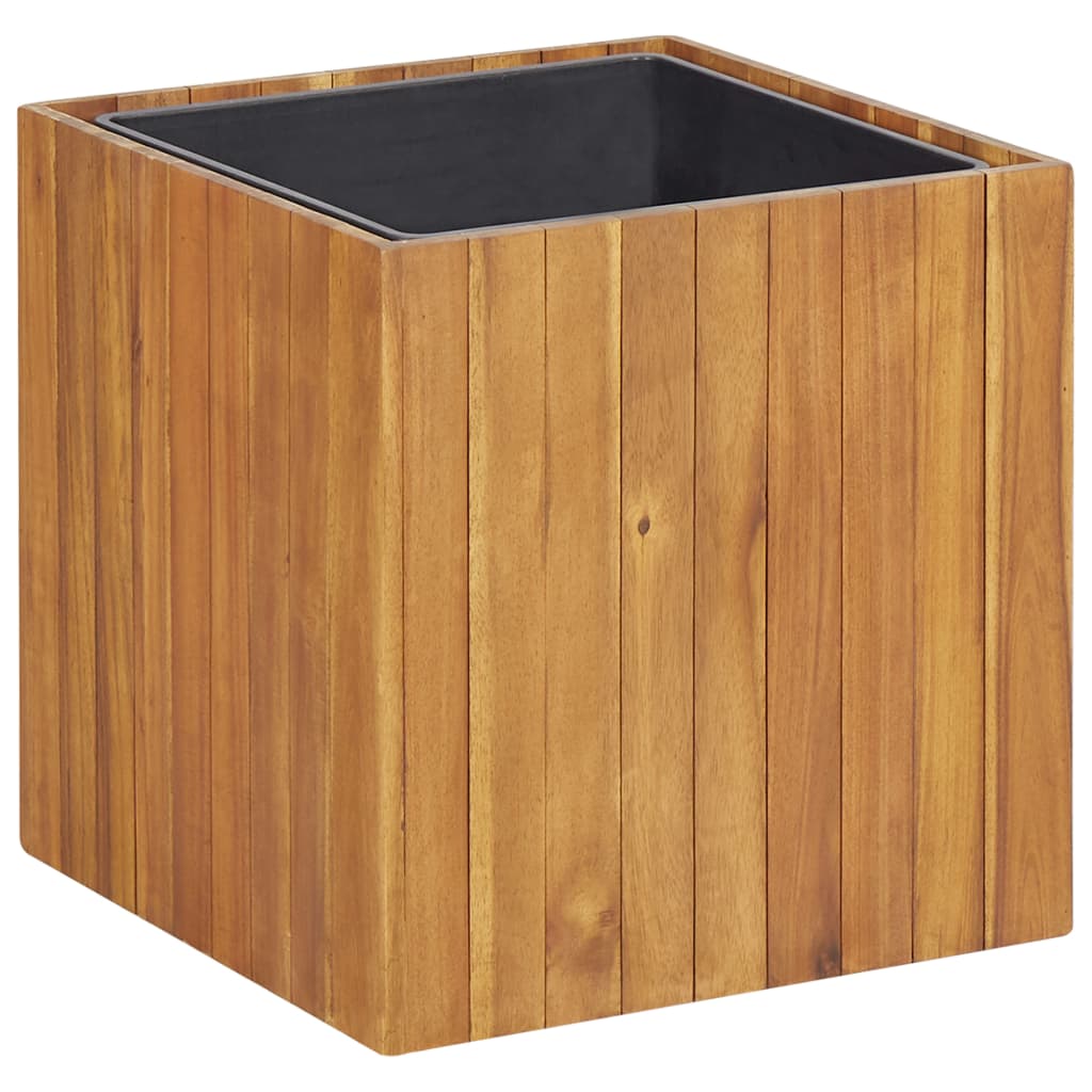 Photos - Flower Pot VidaXL Garden Raised Bed Pot 17.1"x17.1"x17.3" Solid Acacia Wood 