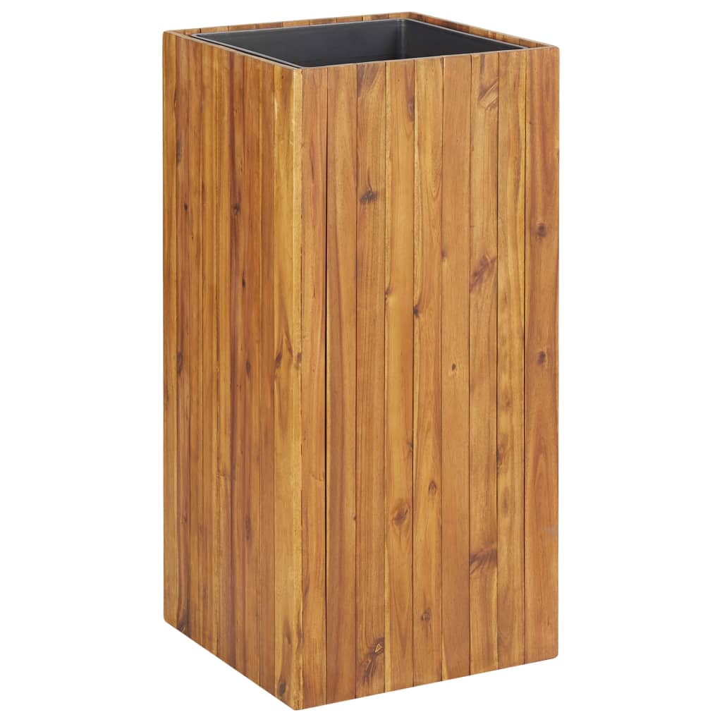 

vidaXL Garden Raised Bed 17.1"x17.1"x35.4" Solid Acacia Wood