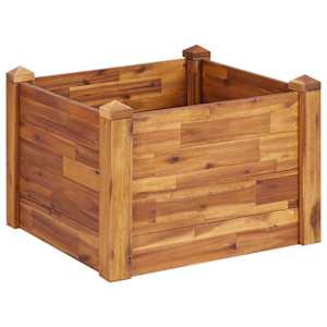 vidaXL Garten-Hochbeet 60 x 60 x 44 cm Massivholz Akazie
