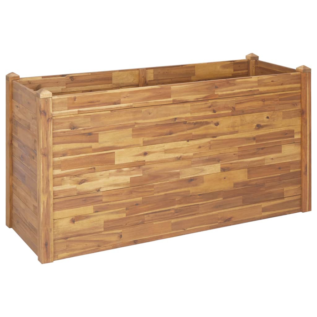 

vidaXL Plantenbak verhoogd 160x60x84 cm massief acaciahout