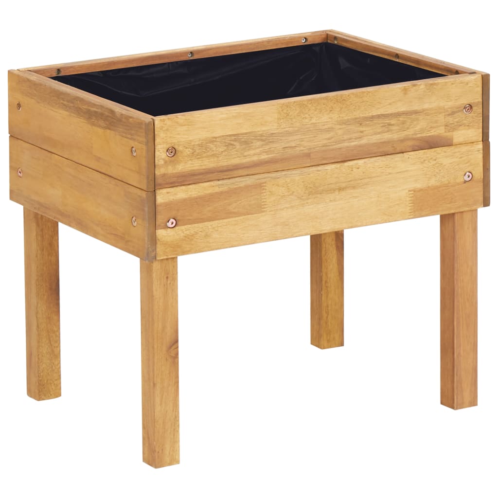 vidaXL Jardinieră înaltă, 50 x 40 x 45 cm, lemn masiv de acacia