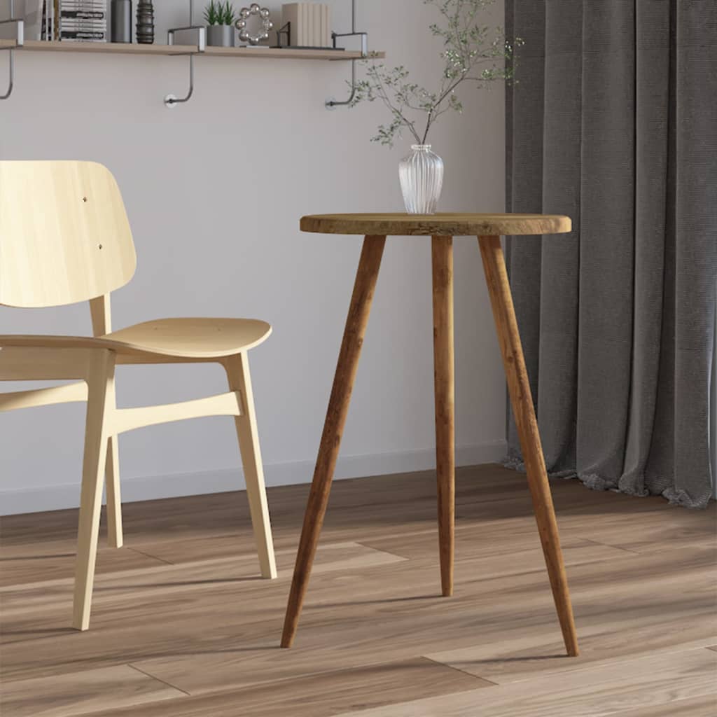 Bistrotisch Dunkelbraun Ø50x76 cm MDF und Eisen