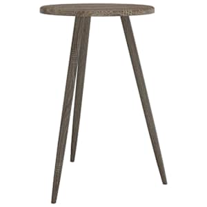 vidaXL Τραπέζι Μπιστρό Γκρι Ø 50 x 76 εκ. από MDF και Σίδηρο