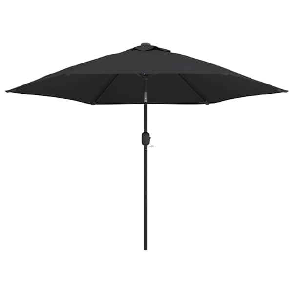 vidaXL p&auml;ikesevari metallpostiga 300 cm, must