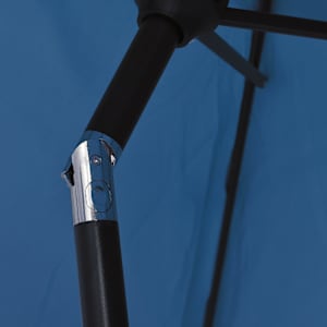 Zahradní slunečník s kovovou tyčí 300 cm azurový - obrázek 6