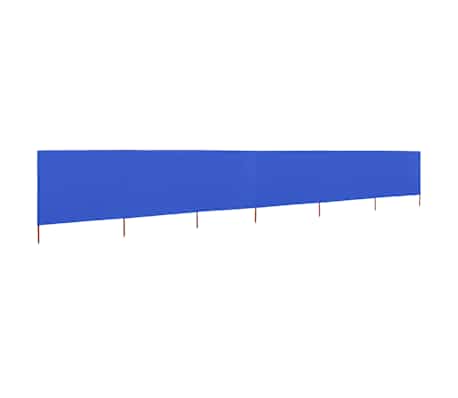 vidaXL Windscherm 6-panelen 800x160 cm stof azuurblauw