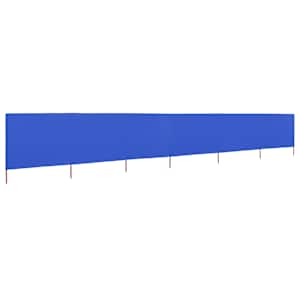 vidaXL Windscherm 6-panelen 800x160 cm stof azuurblauw