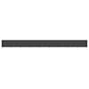 vidaXL tuulekaitse sein 9 paneelist, kangas, 1200 x 80 cm antratsiit