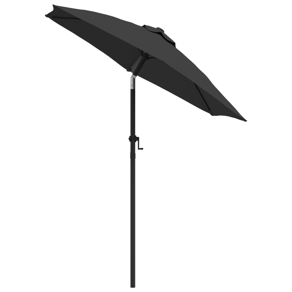 vidaXL Umbrelă de soare, antracit, 200 x 224 cm, aluminiu