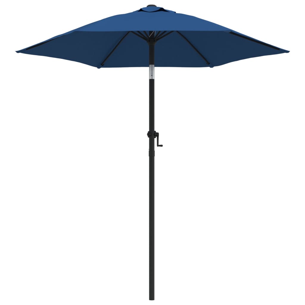 vidaXL Umbrelă de soare, albastru, 200 x 211 cm, aluminiu