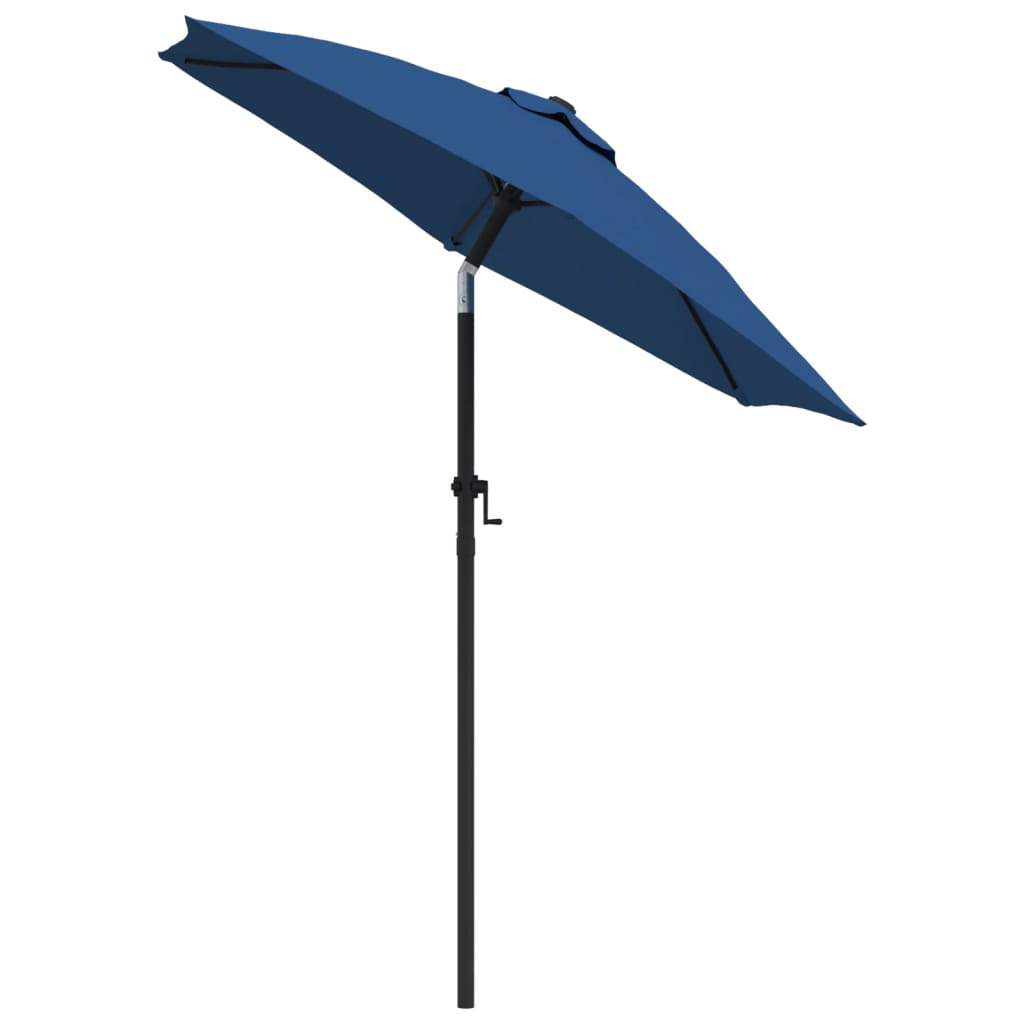 vidaXL Parasol Blue 78.7"x83.1" Aluminum