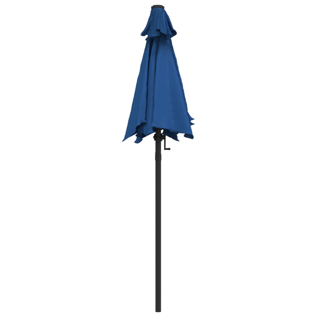 vidaXL Parasol Blue 78.7"x83.1" Aluminum