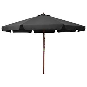 vidaXL p&auml;ikesevari puust postiga 330 cm, antratsiithall