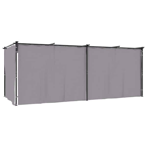 vidaXL varjualune kardinatega, 3 x 6 m, antratsiithall, teras