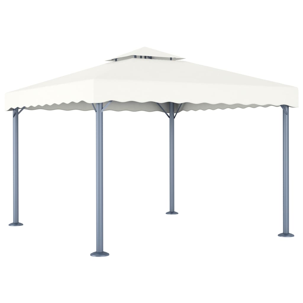 Image of vidaXL Gazebo 300x300 cm Cream Aluminium