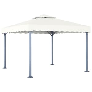 Altán 300 x 300 cm krémový hliník - obrázek 1