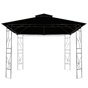 vidaXL Pavėsinė, antracito spalvos, 300x300x300cm, kvadratinė