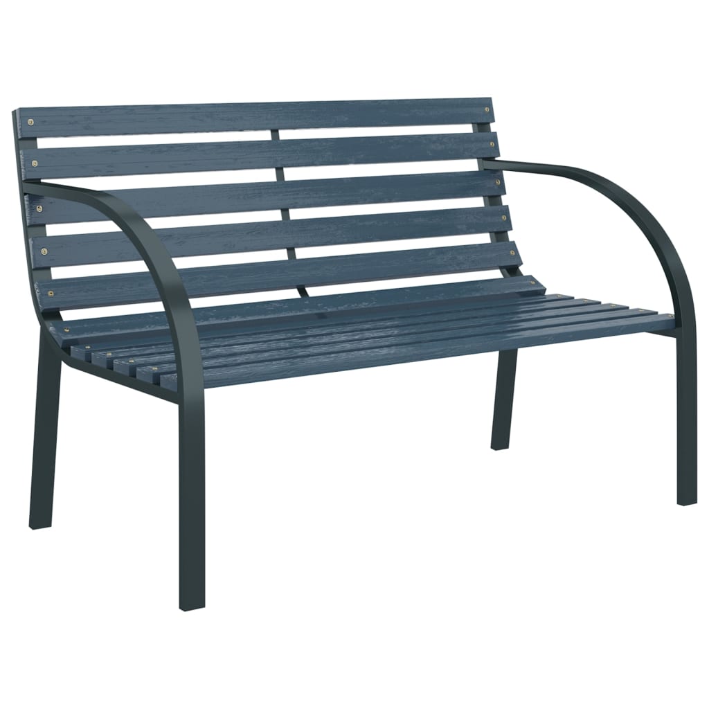 

vidaXL Patio Bench 47.2" Gray Wood