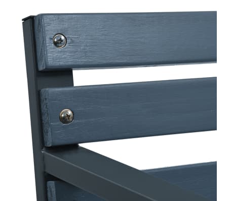 vidaXL Garden Bench 120 cm Grey Wood | vidaXL.com.au