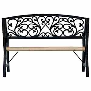 Zahradní lavice 120 cm dřevo - obrázek 3
