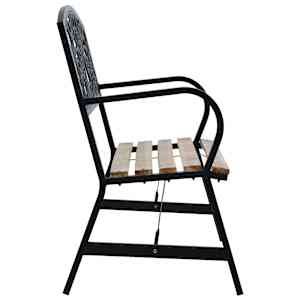 Zahradní lavice 120 cm dřevo - obrázek 7