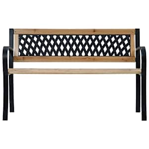 Zahradní lavice 120 cm dřevo - obrázek 2
