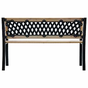Zahradní lavice 120 cm dřevo - obrázek 4