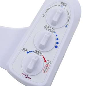 Přídavný bidet na WC sedátko teplá/studená voda dvojitá tryska - obrázek 4