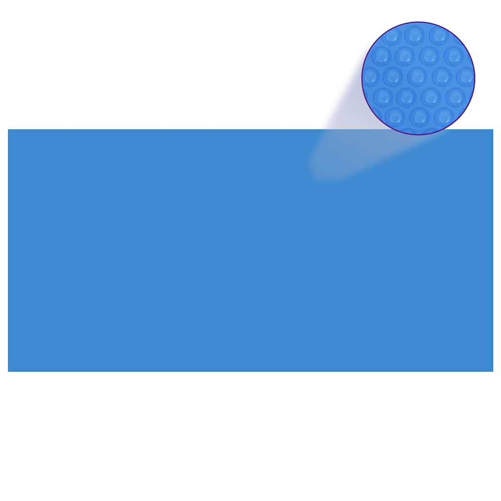 vidaXL Poolabdeckung Blau 488×244 cm PE