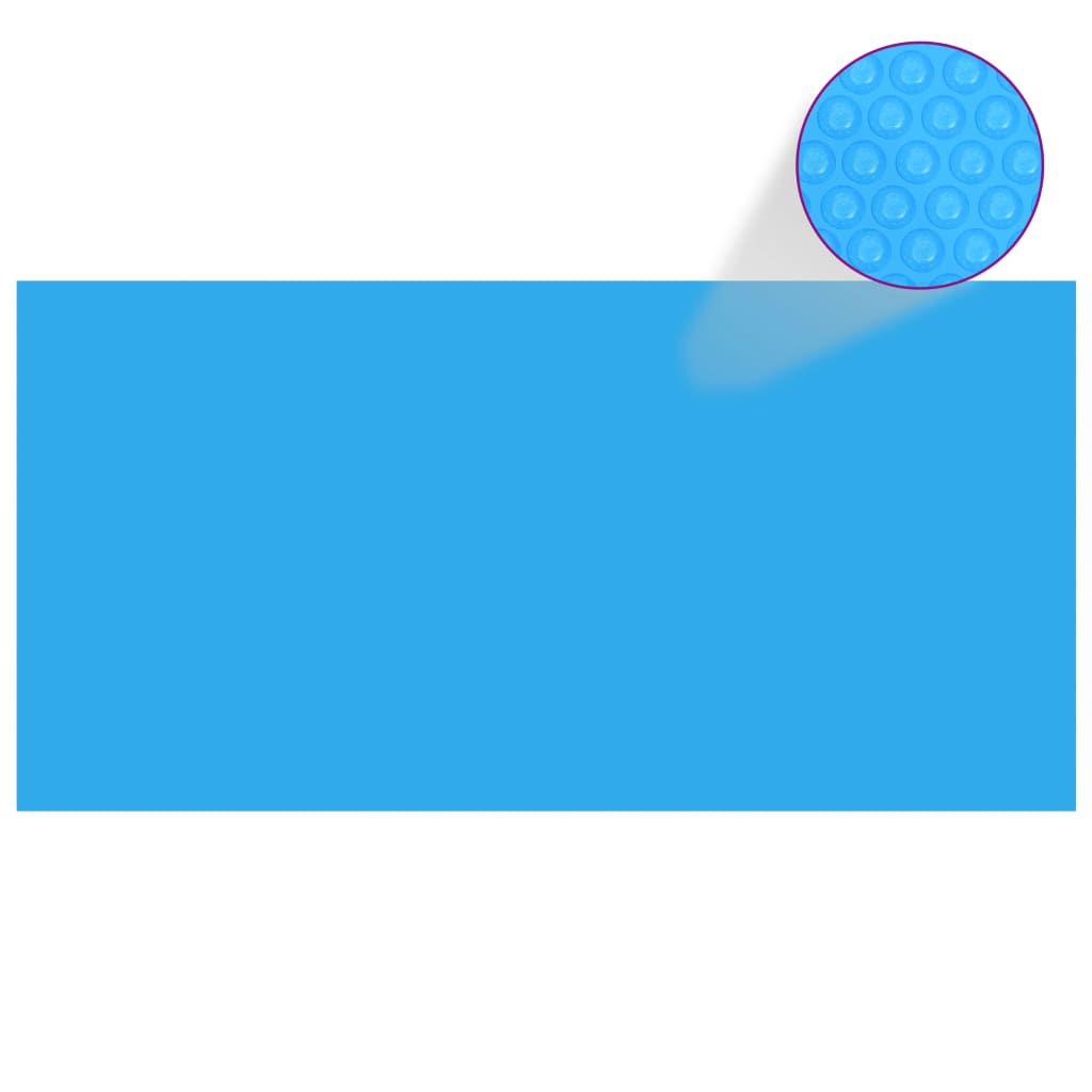 Kryt na bazén modrý 975 x 488 cm PE