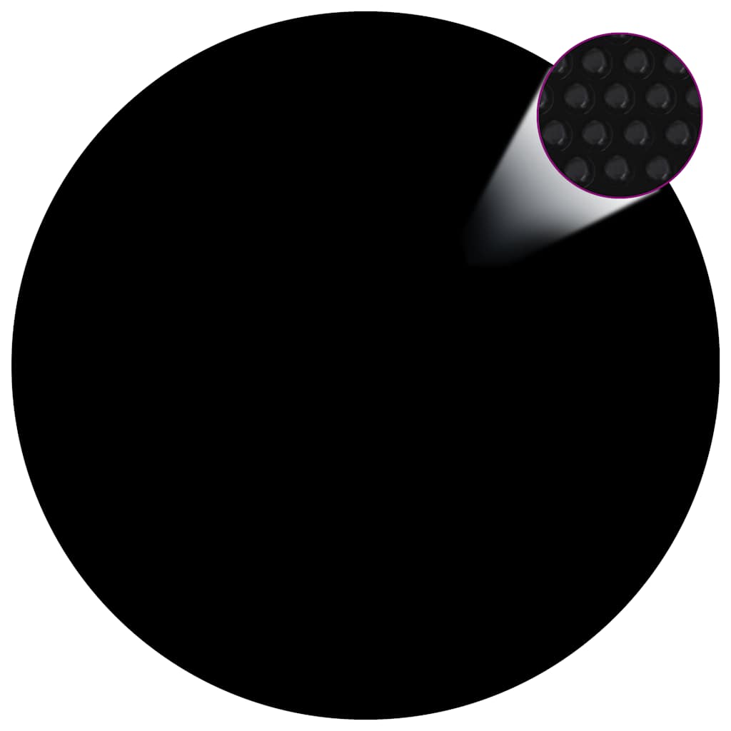 Produktfoto för VidaXl Poolskydd Svart 527 Cm Pe