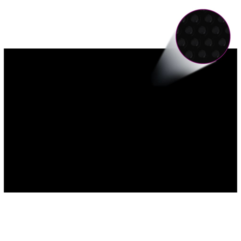 vidaXL Prelată piscină, negru, 260 x 160 cm, PE de la vidaxl imagine noua