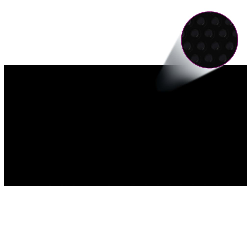 vidaXL Uima-altaan suoja musta 549×274 cm PE