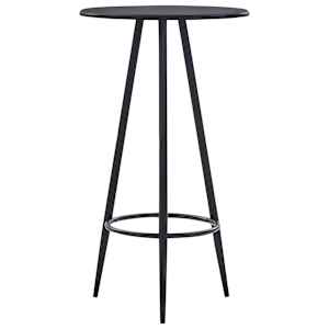 vidaXL baarilaud, must, 60 x 107,5 cm, MDF