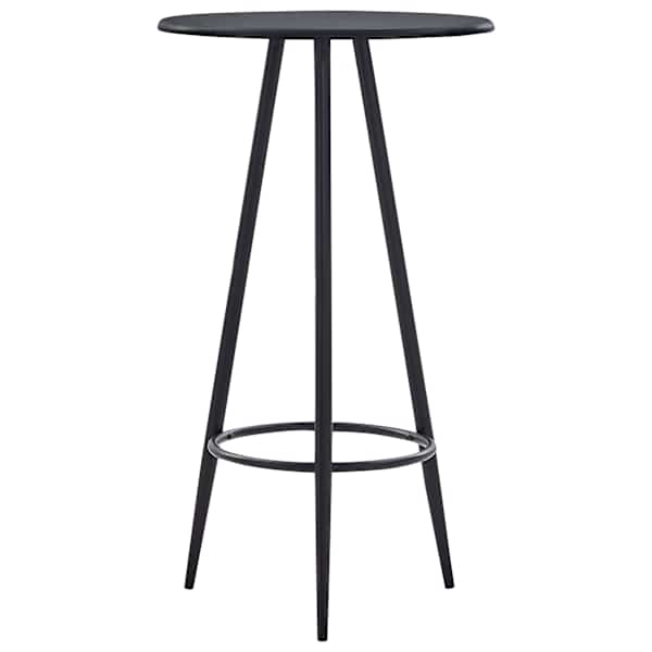 vidaXL baarilaud, must, 60 x 107,5 cm, MDF